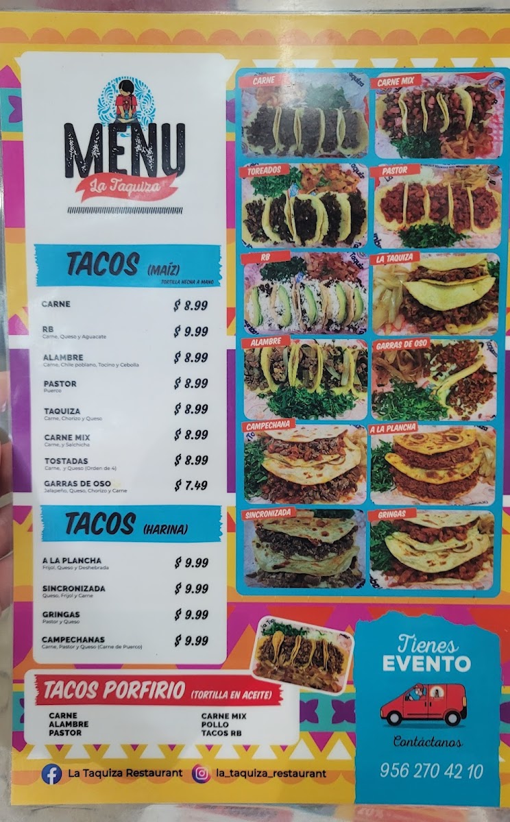 La Taquiza Menu - Image 6